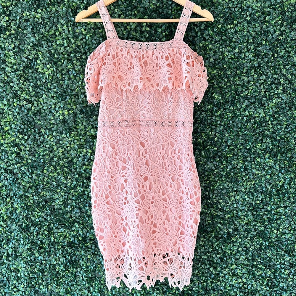 Pink Lace Dress